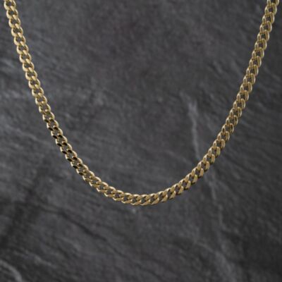 Pre-Owned 9ct Yellow Gold 22 Inch Curb Chain 41041820