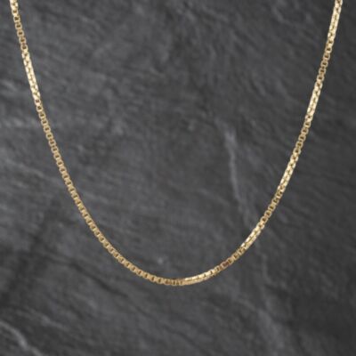 Pre-Owned 9ct Yellow Gold 20 Inch Box Chain 41041828
