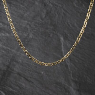 Pre-Owned 9ct Yellow Gold 18 Inch Curb Chain 41041829