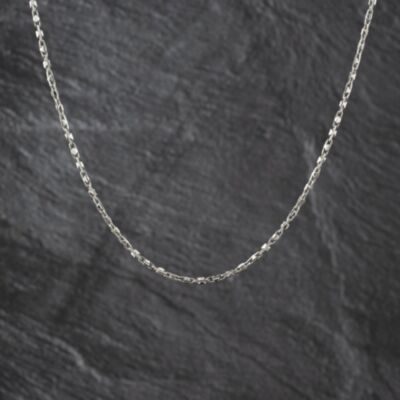 Pre-Owned 9ct White Gold 18 Inch Fancy Chain 41041830