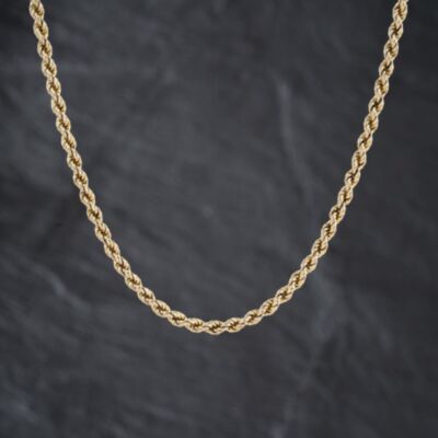 Pre-Owned 9ct Yellow Gold 24 Inch Rope Chain 41041833