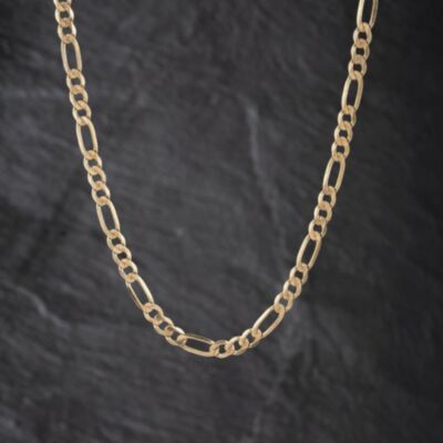 Pre-Owned 9ct Yellow Gold 18 Inch Figaro Chain 41041843