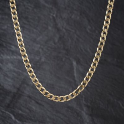 Pre-Owned 9ct Yellow Gold 20 Inch Curb Chain 41041847