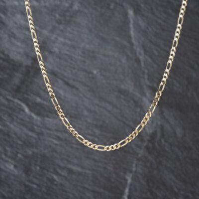 Pre-Owned 9ct Yellow Gold 24 Inch Figaro Chain 41041852