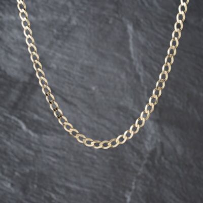 Pre-Owned 9ct Yellow Gold 20 Inch Curb Chain 41041854