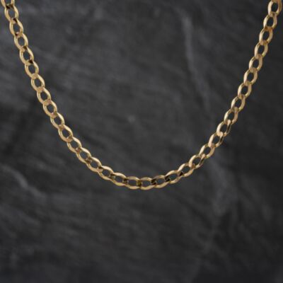 Pre-Owned 9ct Yellow Gold 20 Inch Curb Chain 41041860