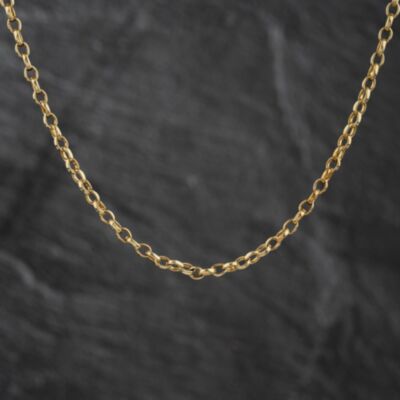 Pre-Owned 9ct Yellow Gold 25 Inch Belcher Chain 41041862