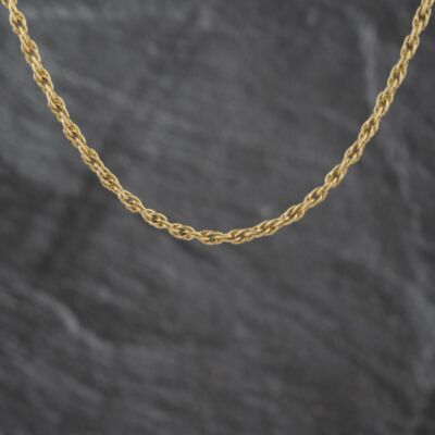 Pre-Owned 9ct Yellow Gold 22 Inch Prince Of Wales Chain 41041866