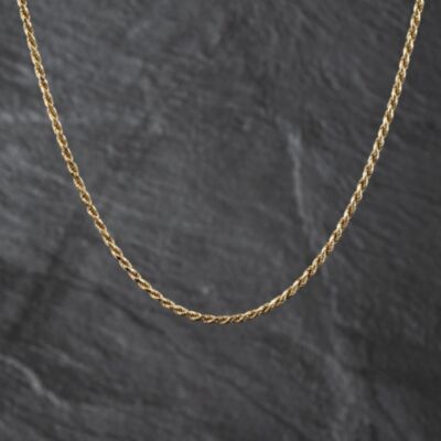 Pre-Owned 9ct Yellow Gold 18 Inch Rope Chain 41041875