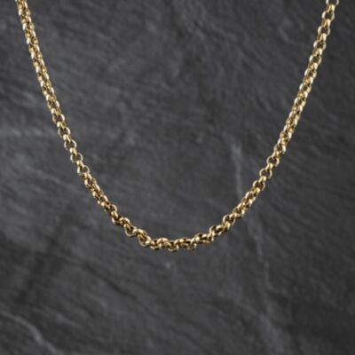 Pre-Owned 9ct Yellow Gold 17 Inch Belcher Chain 41041877