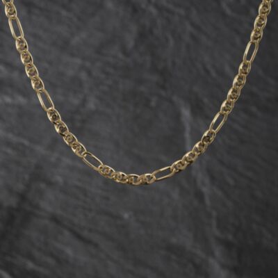 Pre-Owned 9ct Yellow Gold 18 Inch Figaro Chain 41041881