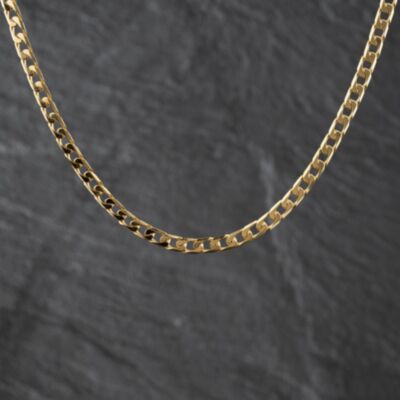 Pre-Owned 9ct Yellow Gold 18 Inch Curb Chain 41041885