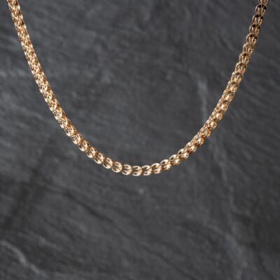 Pre-Owned 9ct Rose Gold 18 Inch Fancy Chain 41041887