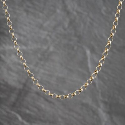 Pre-Owned 9ct Yellow Gold 21 Inch Belcher Chain 41041932