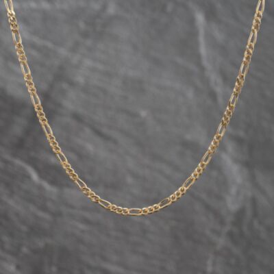 Pre-Owned 9ct Yellow Gold 24 Inch Figaro Chain 41041934