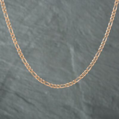 Pre-Owned 9ct Yellow Gold 22 Inch Figaro Chain 41043656