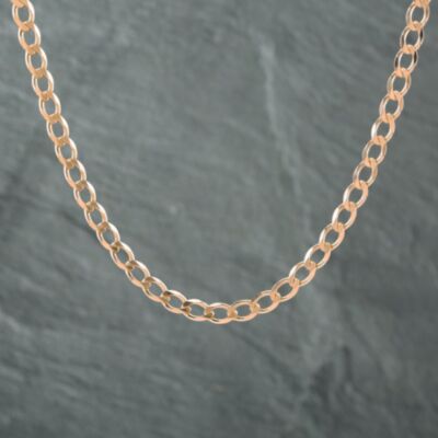 Pre-Owned 9ct Yellow Gold Heavy 24 Inch Curb Chain 41043658