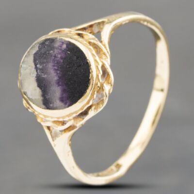 Pre-Owned Vintage 9ct Yellow Gold Oval Dress Ring 41102539