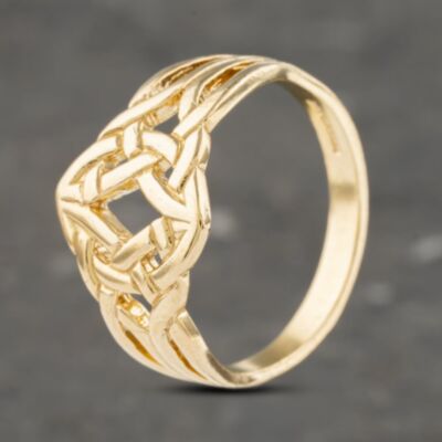 Pre-Owned 9ct Yellow Gold Celtic Dress Ring 41103219
