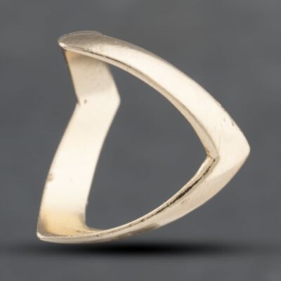 Pre-Owned 9ct Yellow Gold Full Wishbone Ring 41103328