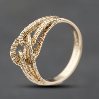 Pre-Owned 9ct Yellow Gold Knot Dress Ring 41103814