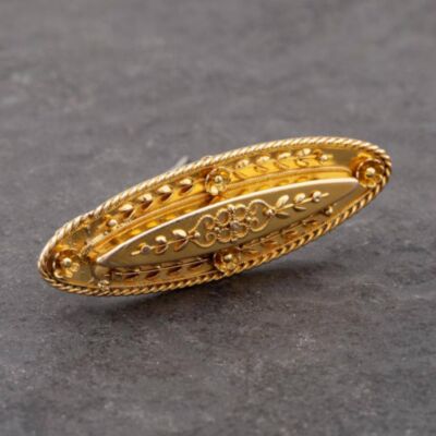Pre-Owned Vintage 15ct Yellow Gold Brooch 41131026