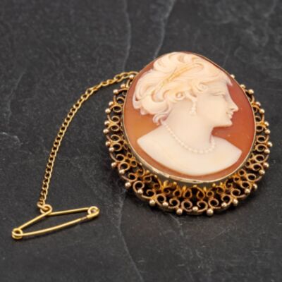 Pre-Owned 9ct Yellow Gold Brooch 4113433