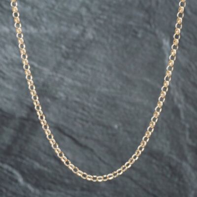 Pre-Owned 9ct Yellow Gold 18 Inch Belcher Chain 41161224