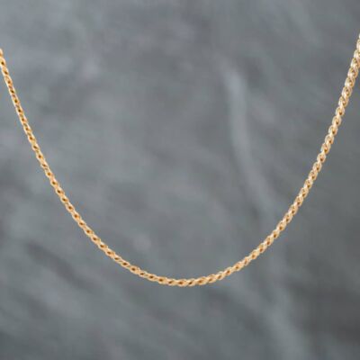 Pre-Owned 9ct Yellow Gold 17 Inch Curb Chain 41161523