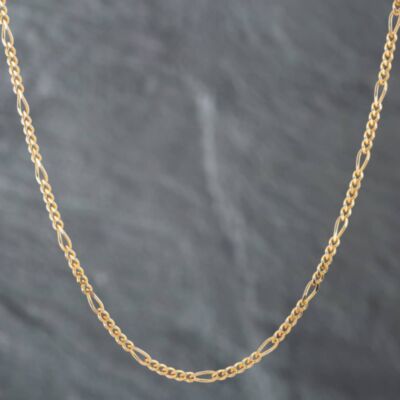 Pre-Owned 9ct Yellow Gold 20 Inch Figaro Chain 41161538