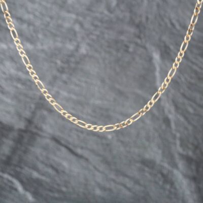 Pre-Owned 9ct Yellow Gold 18 Inch Figaro Chain 41161576