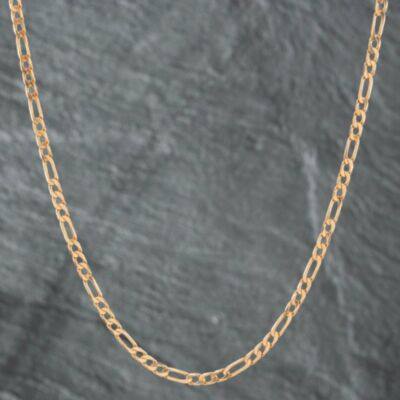Pre-Owned 9ct Yellow Gold 17 Inch Figaro Chain 41161694