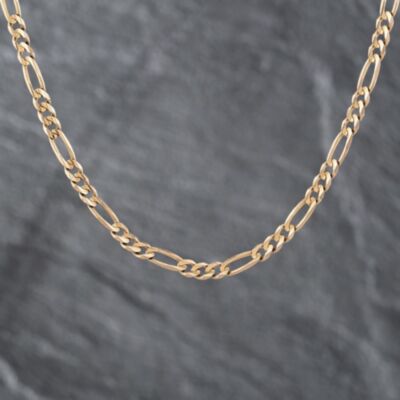 Pre-Owned 9ct Yellow Gold 18 Inch Figaro Chain 41161749