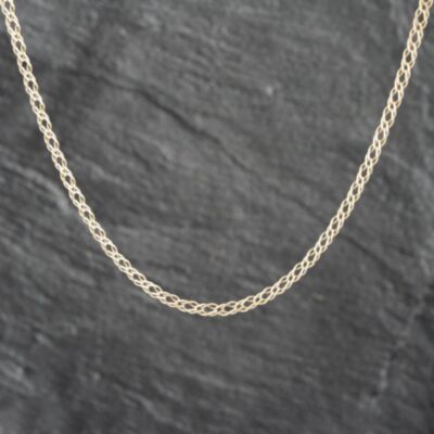 Pre-Owned 9ct Yellow Gold Double 20 Inch Curb Chain 41161807