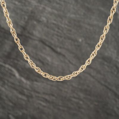 Pre-Owned 9ct Yellow Gold 20 Inch Prince Of Wales Chain 41161836