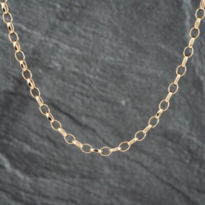Pre-Owned 9ct Yellow Gold 16 Inch Belcher Chain 41161841