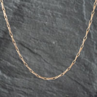 Pre-Owned 9ct Yellow Gold 22 Inch Hayseed Chain 41161851