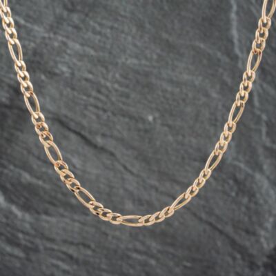 Pre-Owned 9ct Yellow Gold 18 Inch Figaro Chain 41161859