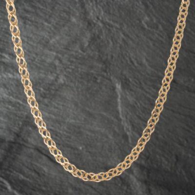 Pre-Owned 9ct Yellow Gold Double 20 Inch Curb Chain 41161860