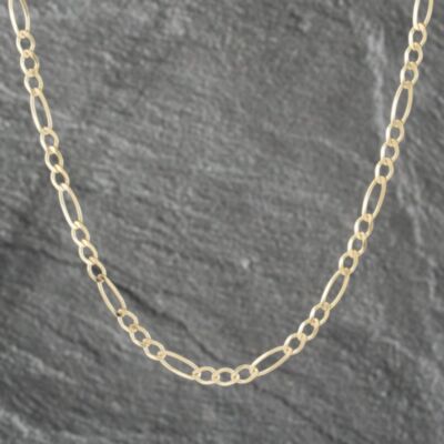 Pre-Owned 9ct Yellow Gold 22 Inch Figaro Chain 41161868