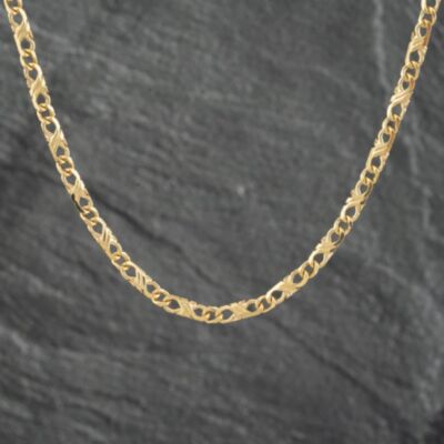 Pre-Owned 9ct Yellow Gold 18 Inch Curb Chain 41161881