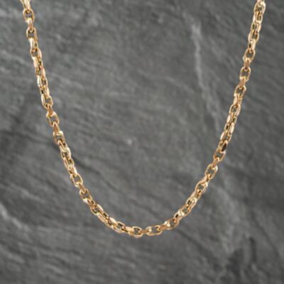 Pre-Owned 9ct Yellow Gold 18 Inch Curb Chain 41161909