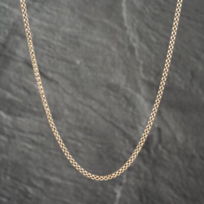 Pre-Owned 9ct Yellow Gold 22 Inch Box Chain 41161924