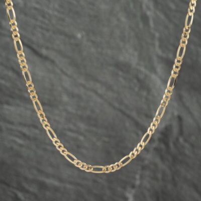 Pre-Owned 9ct Yellow Gold 26 Inch Figaro Chain 41161927