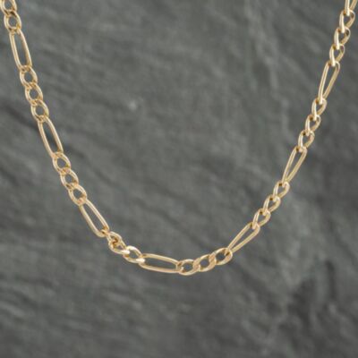 Pre-Owned 9ct Yellow Gold 24 Inch Figaro Chain 41161931