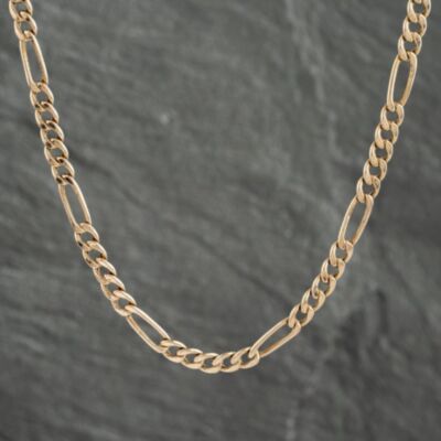Pre-Owned 9ct Yellow Gold 20 Inch Figaro Chain 41161933