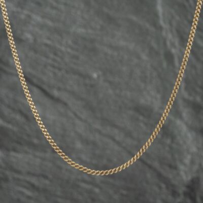 Pre-Owned 9ct Yellow Gold 19 Inch Curb Chain 41161943