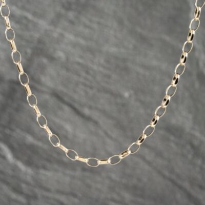 Pre-Owned 9ct Yellow Gold 18 Inch Belcher Chain 41161954