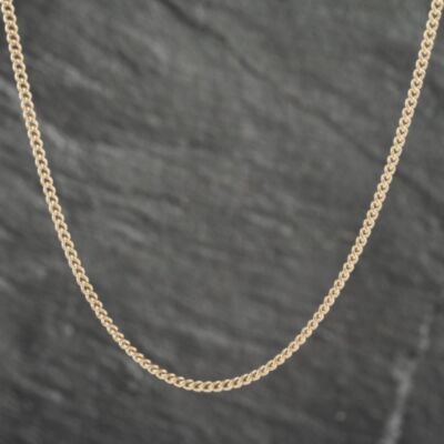 Pre-Owned 9ct Yellow Gold 22 Inch Curb Chain 41161956