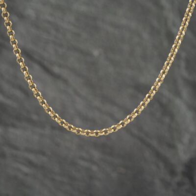 Pre-Owned 9ct Yellow Gold 18 Inch Belcher Chain 41161968